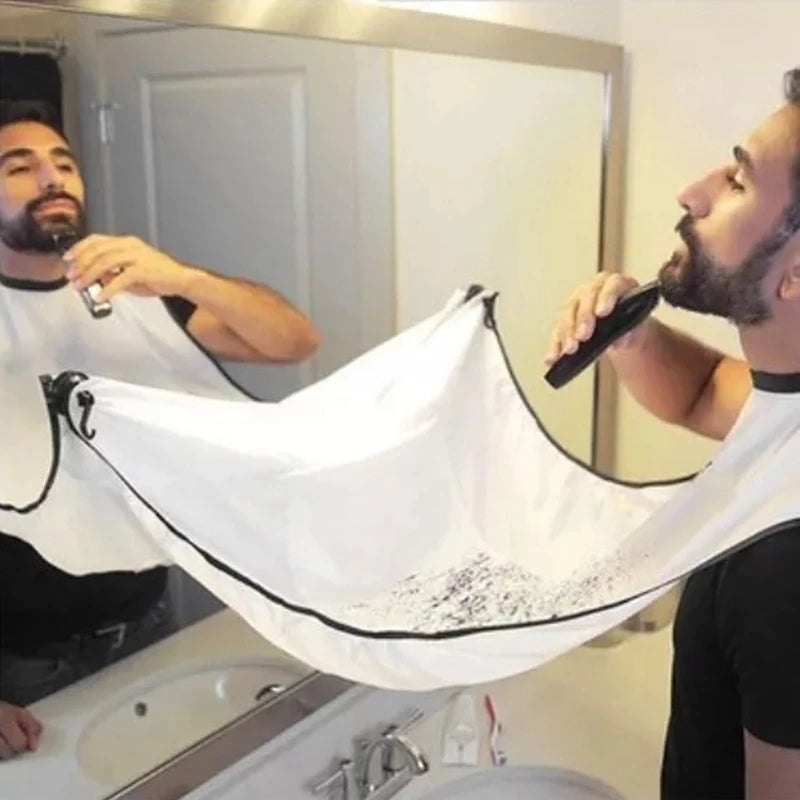 Facial Hair Catcher Shaving Bib for Adults