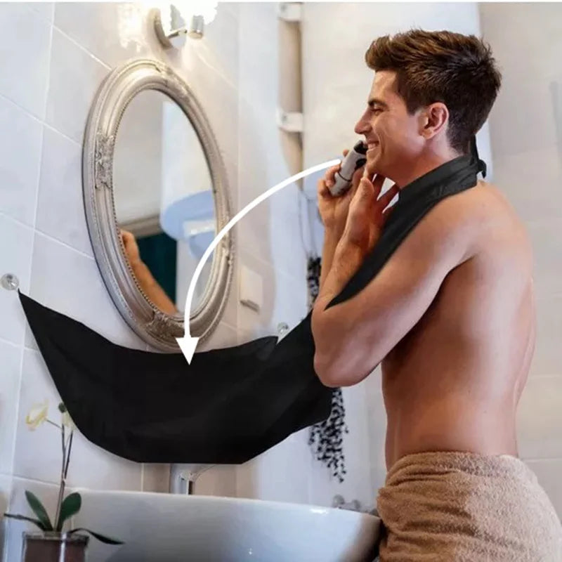 Facial Hair Catcher Shaving Bib for Adults